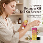 Cyperus Rotundus Roll-On Essence for Post-Hair Removal Skin Soothing