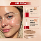 2-in-1 Blurring Concealer and Stick for Flawless Coverage