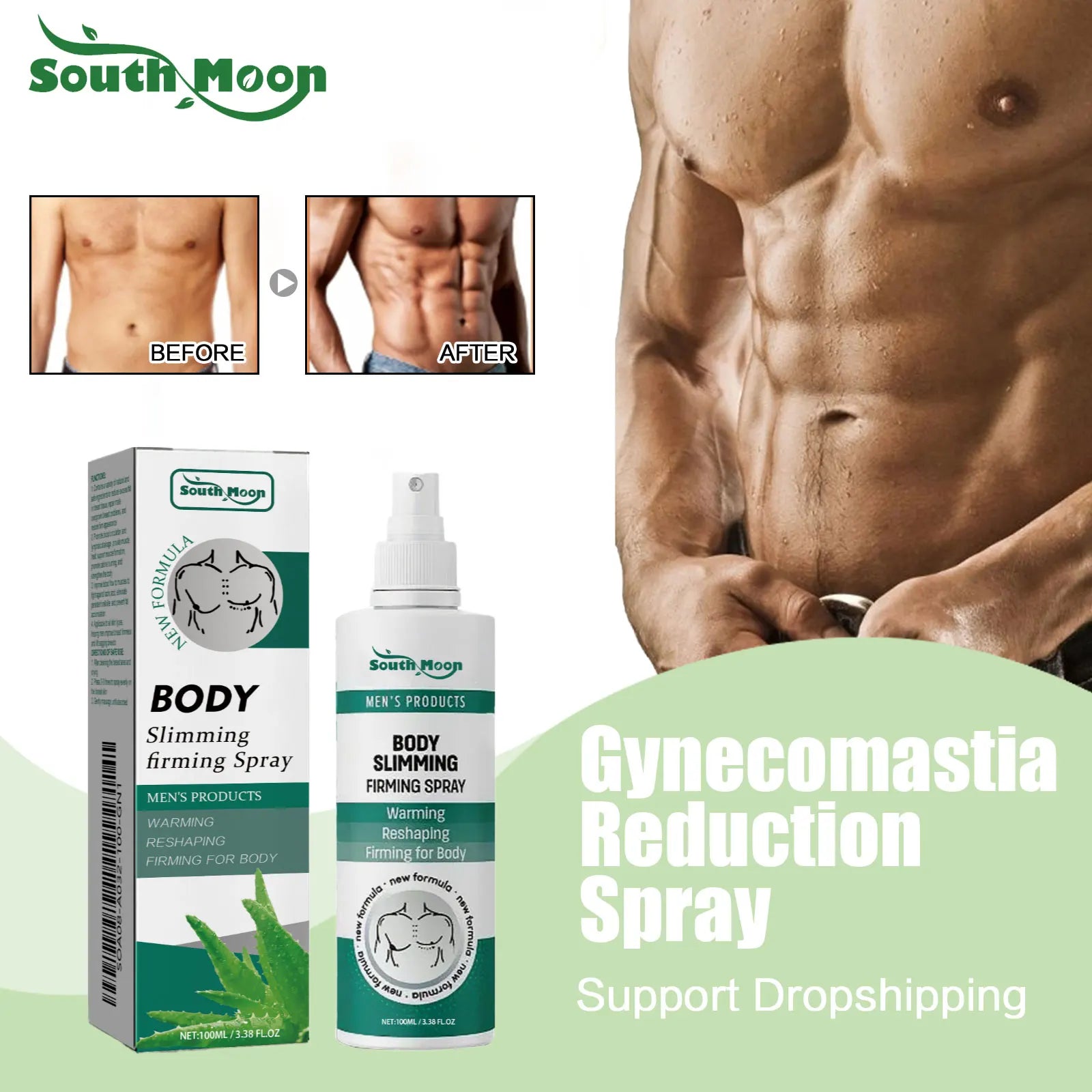 Chest Firming and Muscle Sculpting Spray for Men - 2