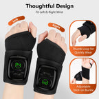 Heated Air Compression Wrist Massager for Pain Relief
