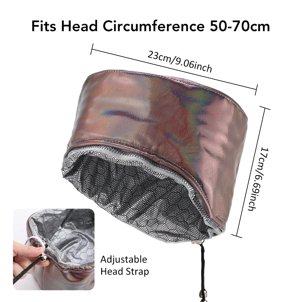Electric Deep Conditioning Hair Steamer Cap for Home Treatment - 10