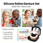 Comfort Fit Silicone Dentures for Instant Smile Correction