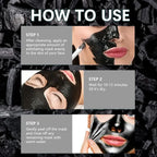 Bamboo Charcoal Black Peel Off Mask Pore Cleansing Face Treatment