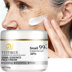 YUITIKUE Snail Mucin Face Cream Hyaluronic Acid Anti Aging Moisturizer