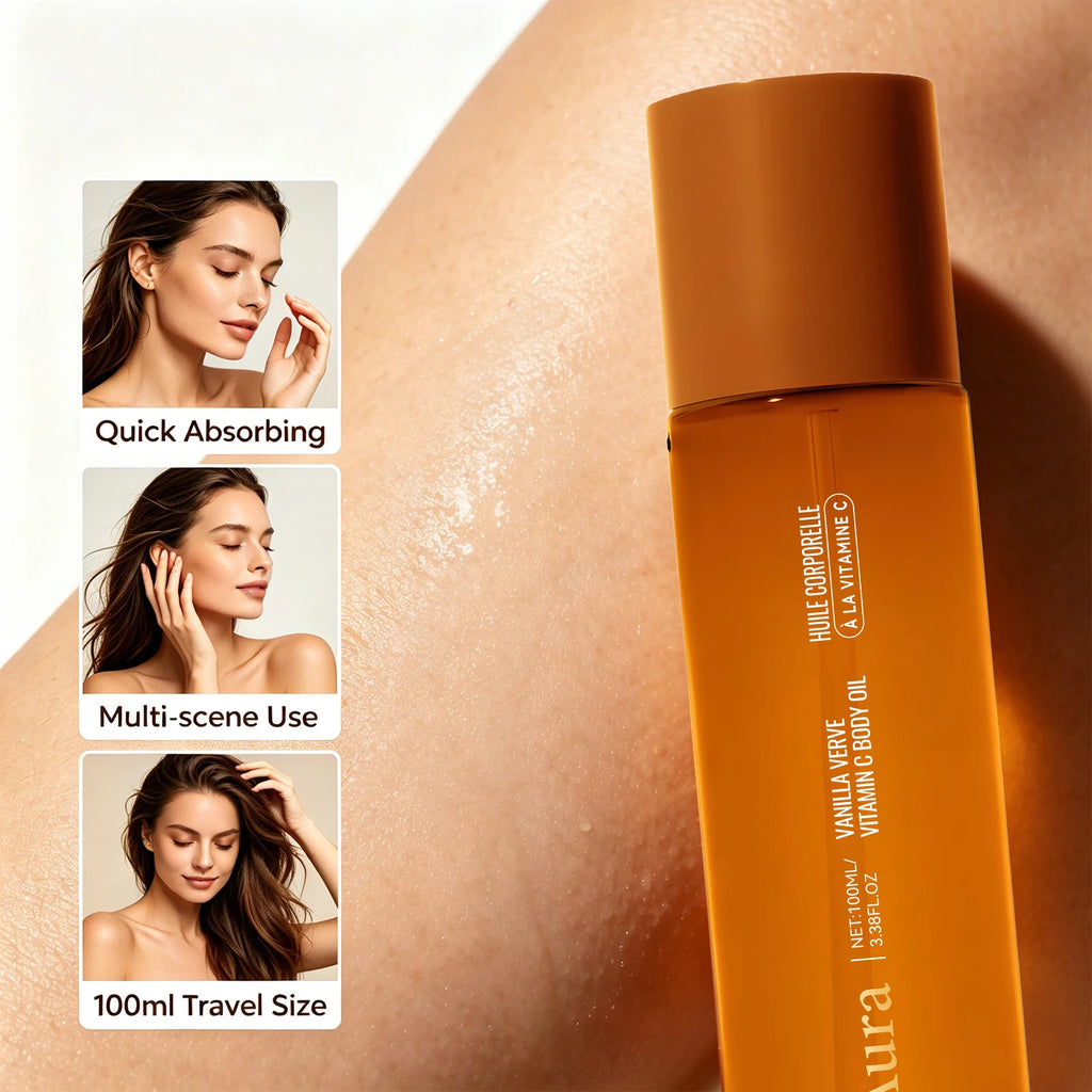Vitamin C Brightening Body Oil for Hydrated Skin