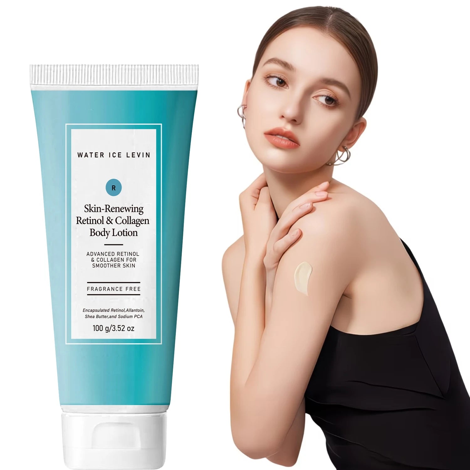 Retinol and Collagen Body Lotion Moisturizing Skin Firming Cream 100g - 1