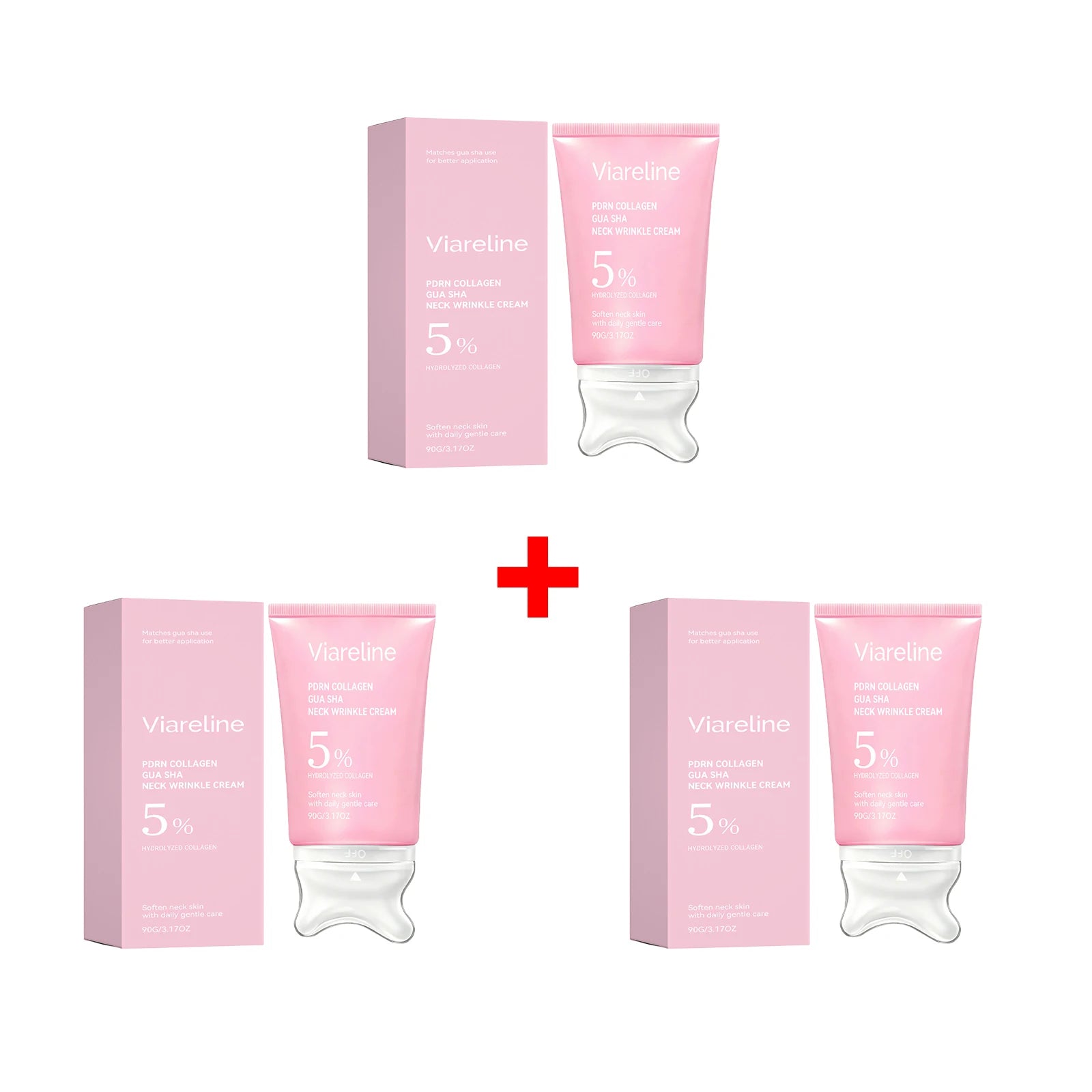 Collagen Firming Neck Cream with Gua Sha Massager - 16