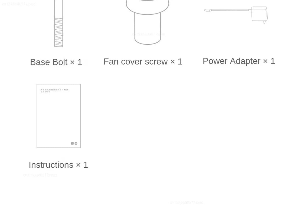 Mijia 1X Smart Standing Fan DC Frequency Conversion Electric Floor Fan