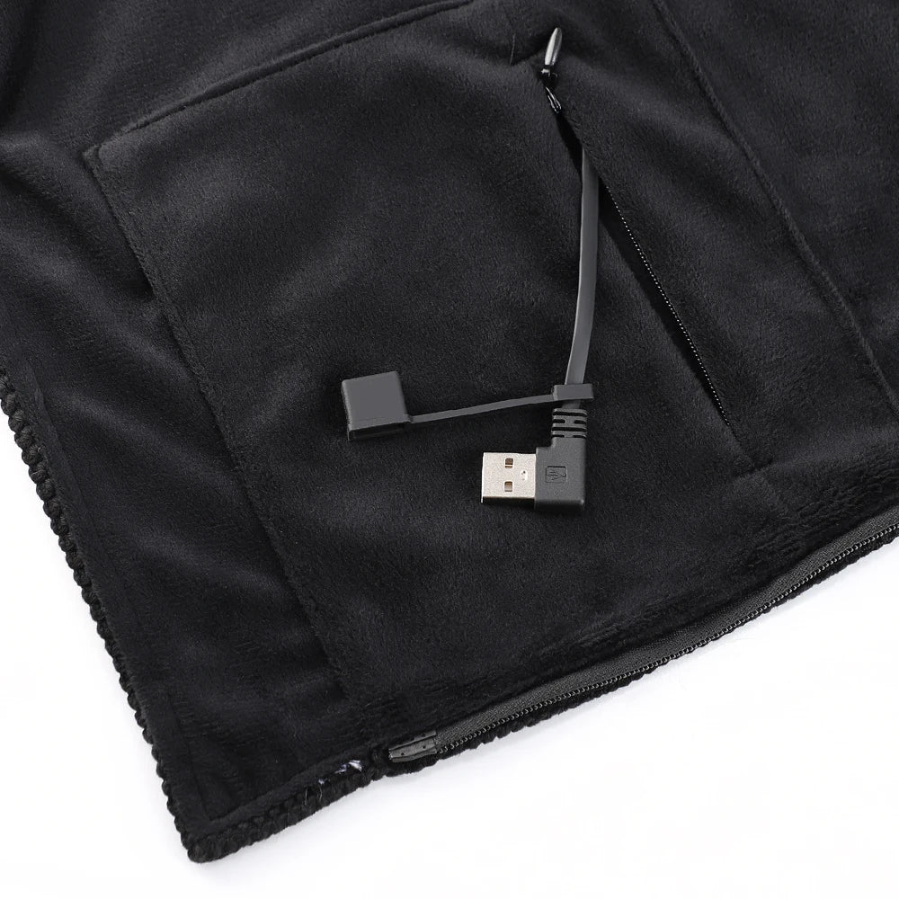 USB Powered Graphene Heated Hooded Shawl for Home and Office