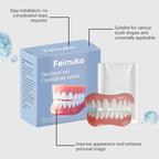 Temporary Silicone Cosmetic Dentures for Missing Teeth