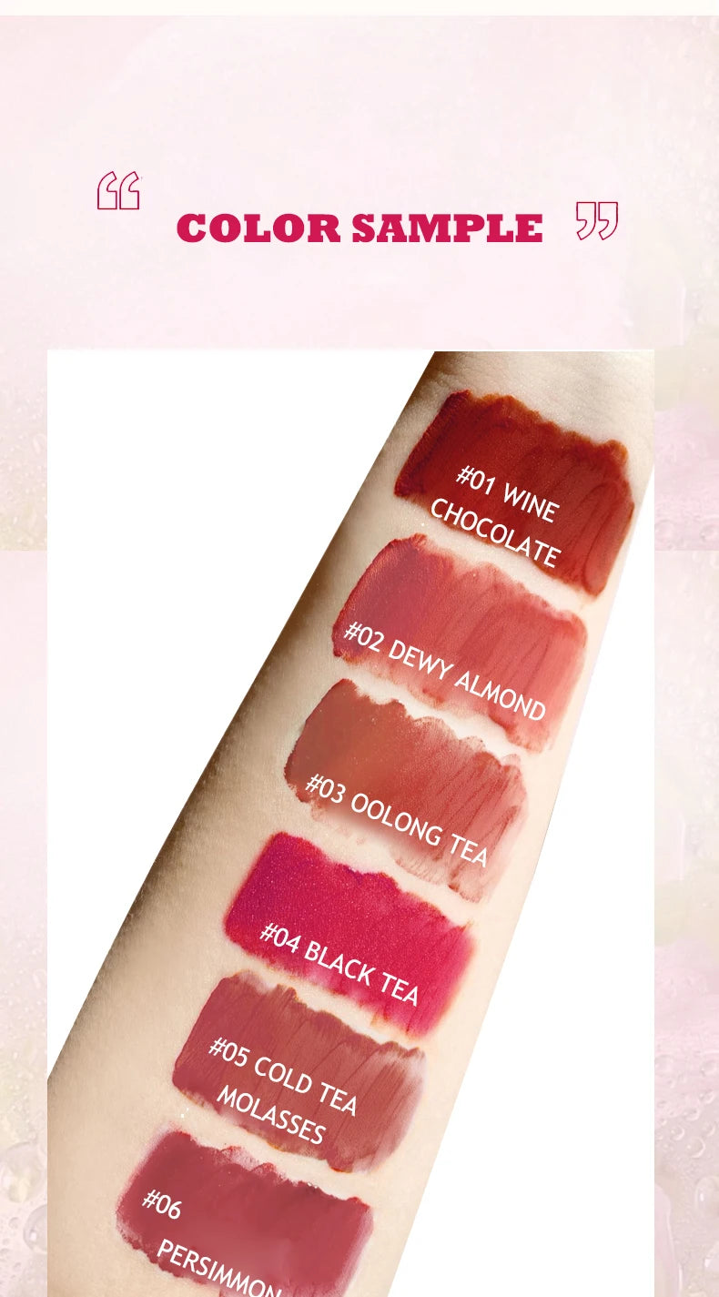 Long Lasting Matte Lipstick Waterproof Non Stick Lip Glaze