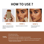 Matte Foundation Stick and Setting Powder Makeup Set