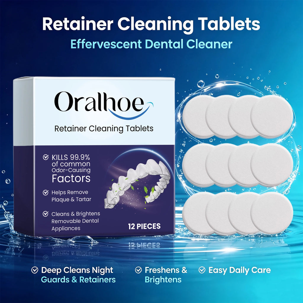 Effervescent Denture and Retainer Cleaning Tablets