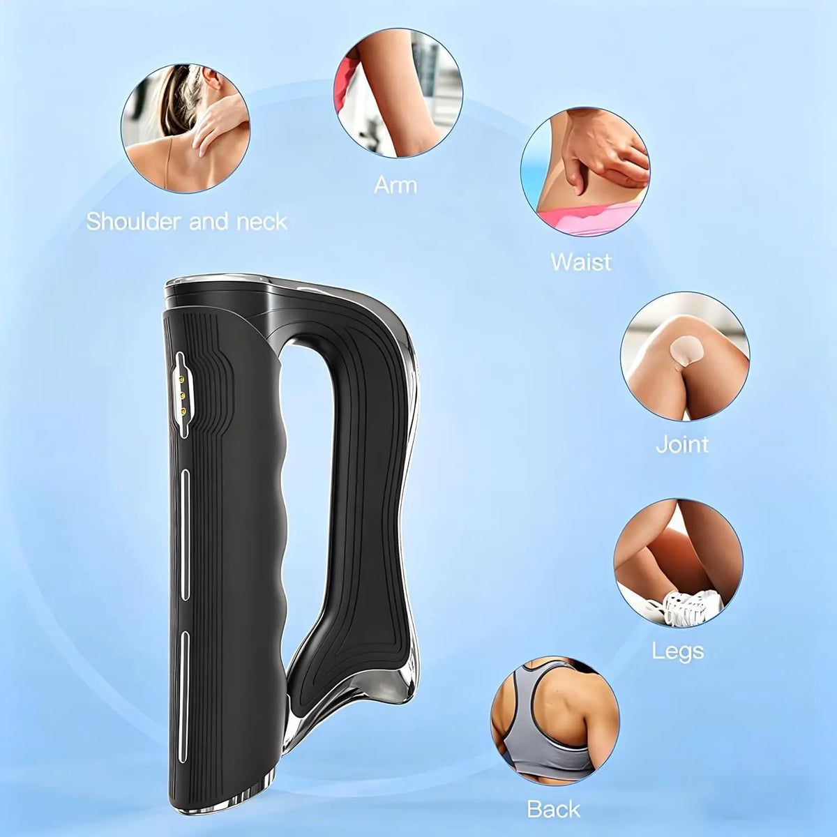 Electric Fascia Knife for Deep Tissue Muscle Massage and Recovery