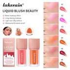 Waterproof Matte Liquid Blush with Built-in Applicator