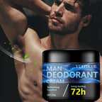 YUITIKUE Men Deodorant Cream 50g Long Lasting Antiperspirant Body Stick