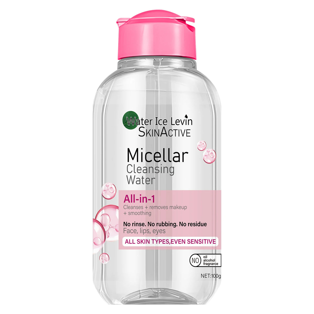 Water Ice Levin Micellar Water All in 1 Makeup Remover and Face Cleanser