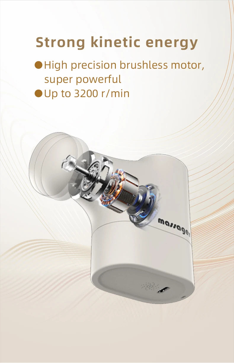 Portable Mini Deep Tissue Percussion Massage Gun - 15