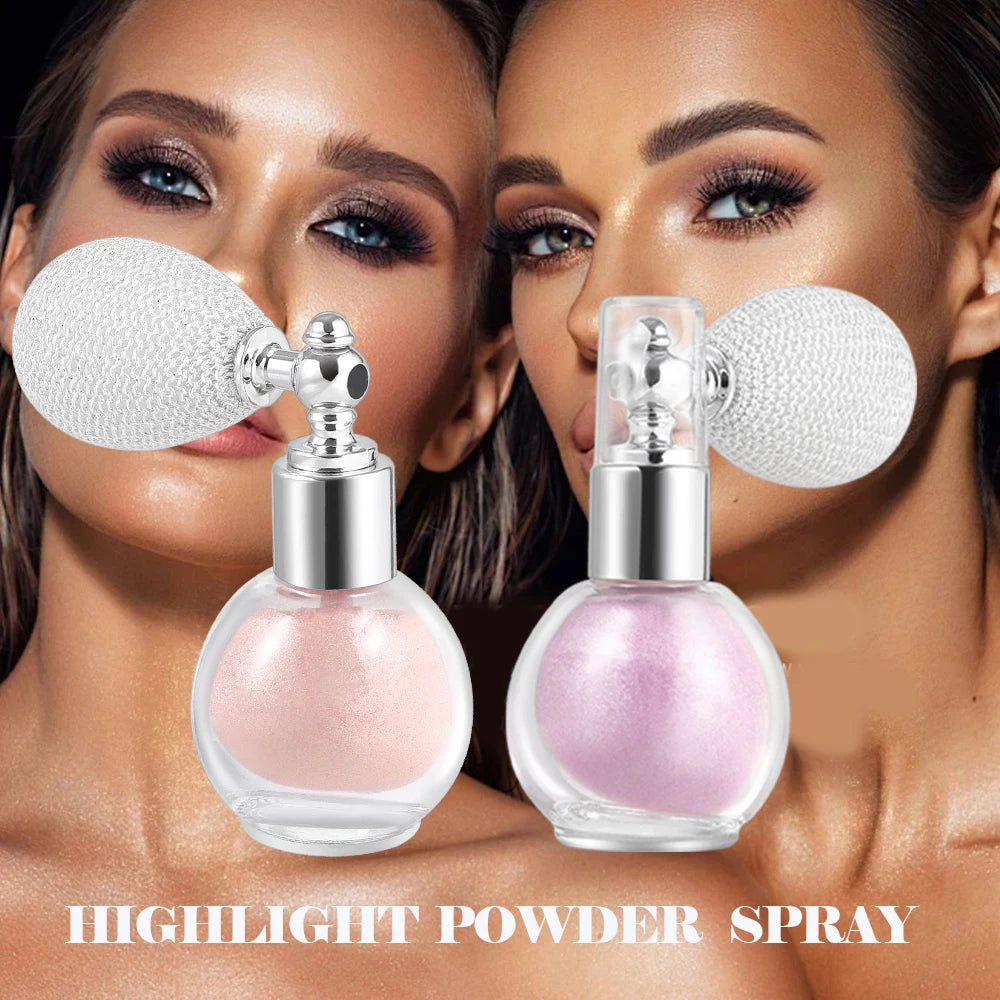 Flash Spray Glitter Highlighter Makeup for Face Body and Neck - 6