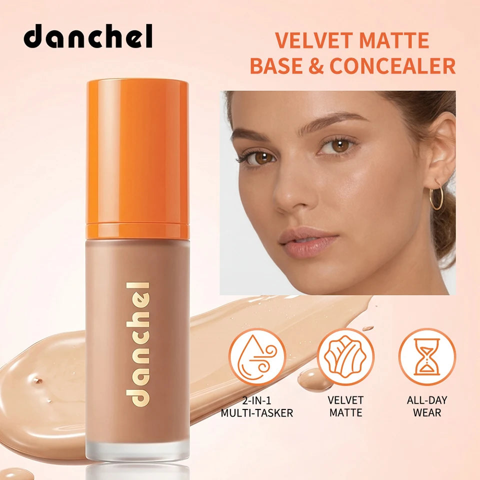 2-in-1 Velvet Matte Liquid Foundation and Concealer