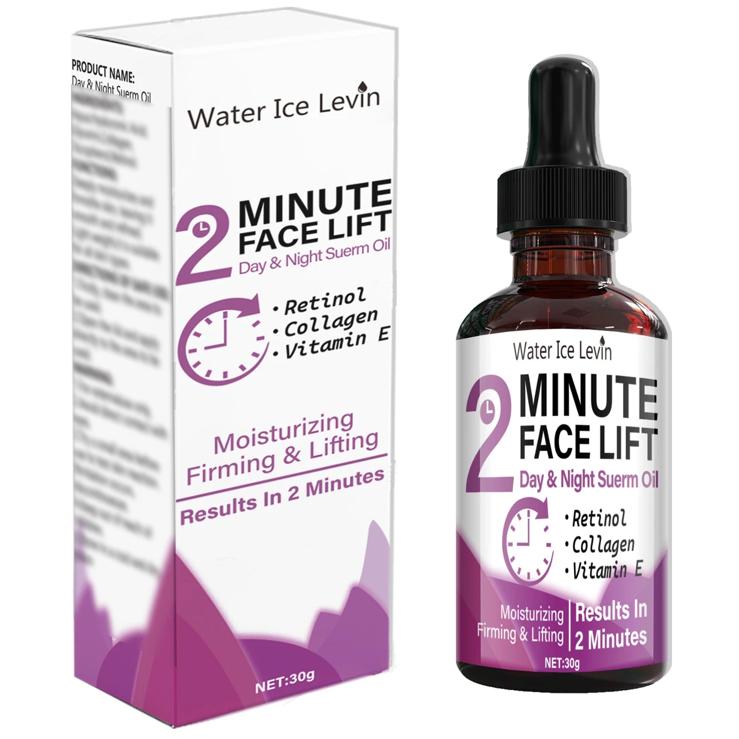 2 Minute Face Lift Serum Retinol and Collagen Firming Anti Aging Oil - 7