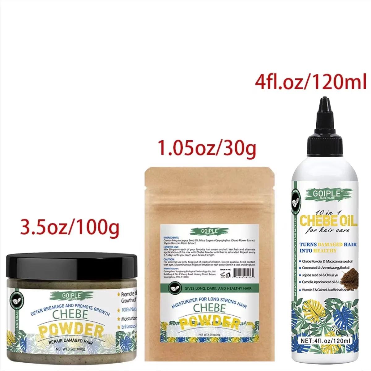 Natural Chebe Powder Hair Conditioner and Scalp Repair Treatment 30g - 14