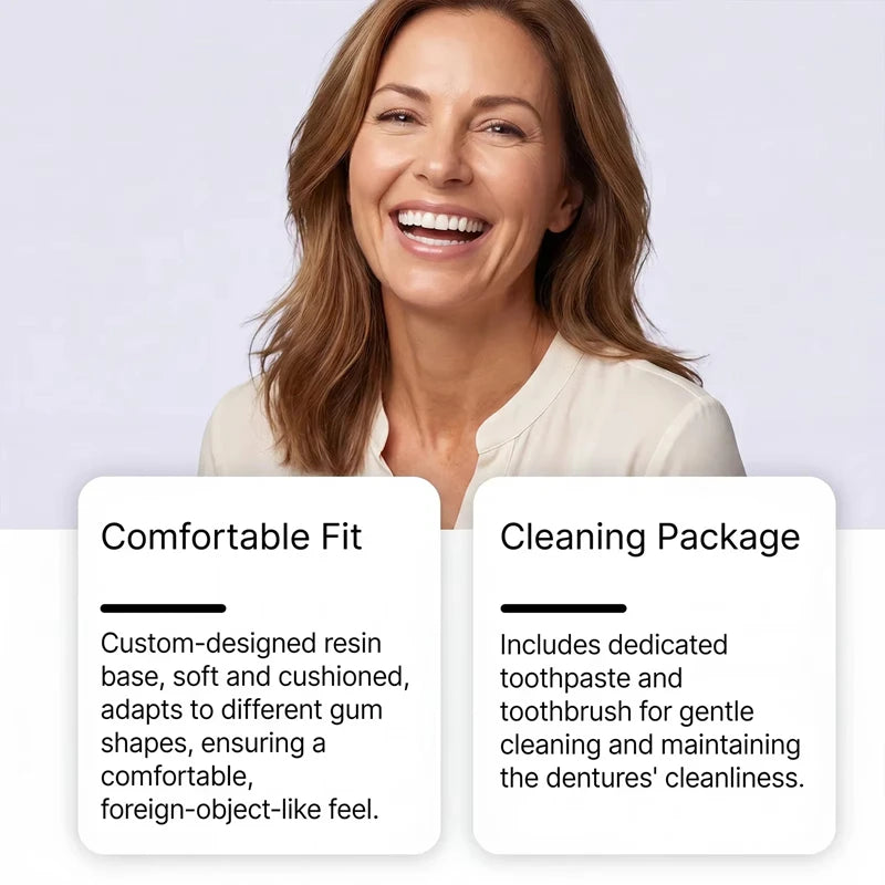 Comfort Fit Silicone Dentures for Instant Smile - 13