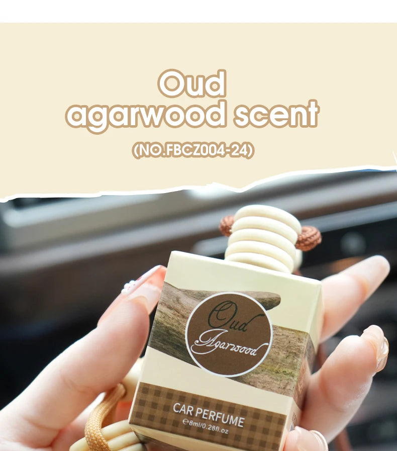 FORMBO Hanging Car Air Freshener Aromatherapy Diffuser Bottle - 28