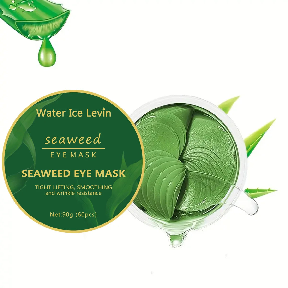 Seaweed Collagen Eye Mask Hydrating Patches for Dark Circles and Aging - 1