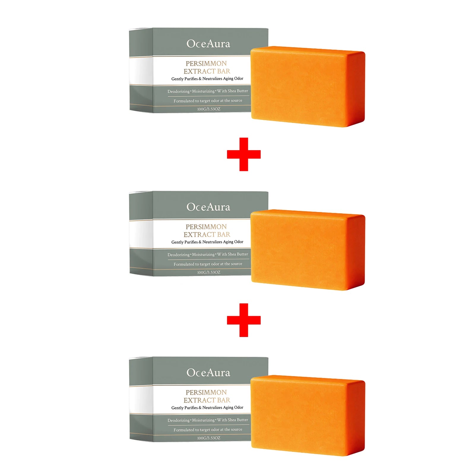 Persimmon Extract Deodorizing Body Soap for Aging Odor - 14