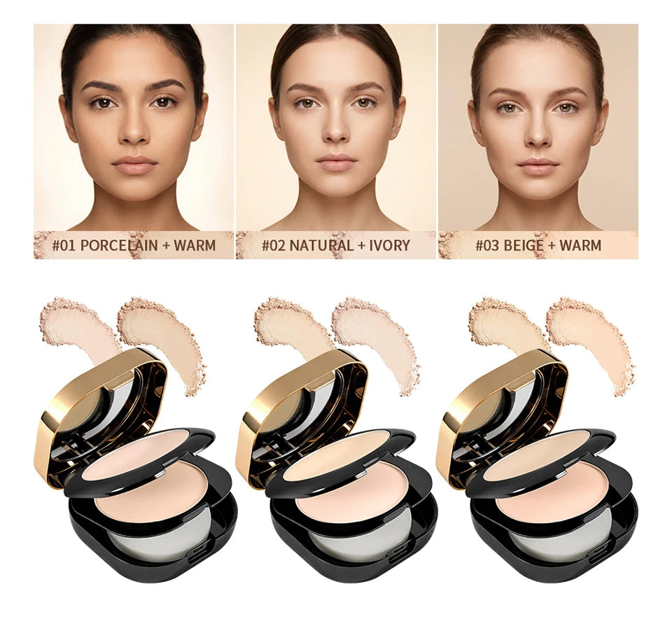 Collagen Infused Oil Control Pressed Powder for Flawless Matte Finish - 8