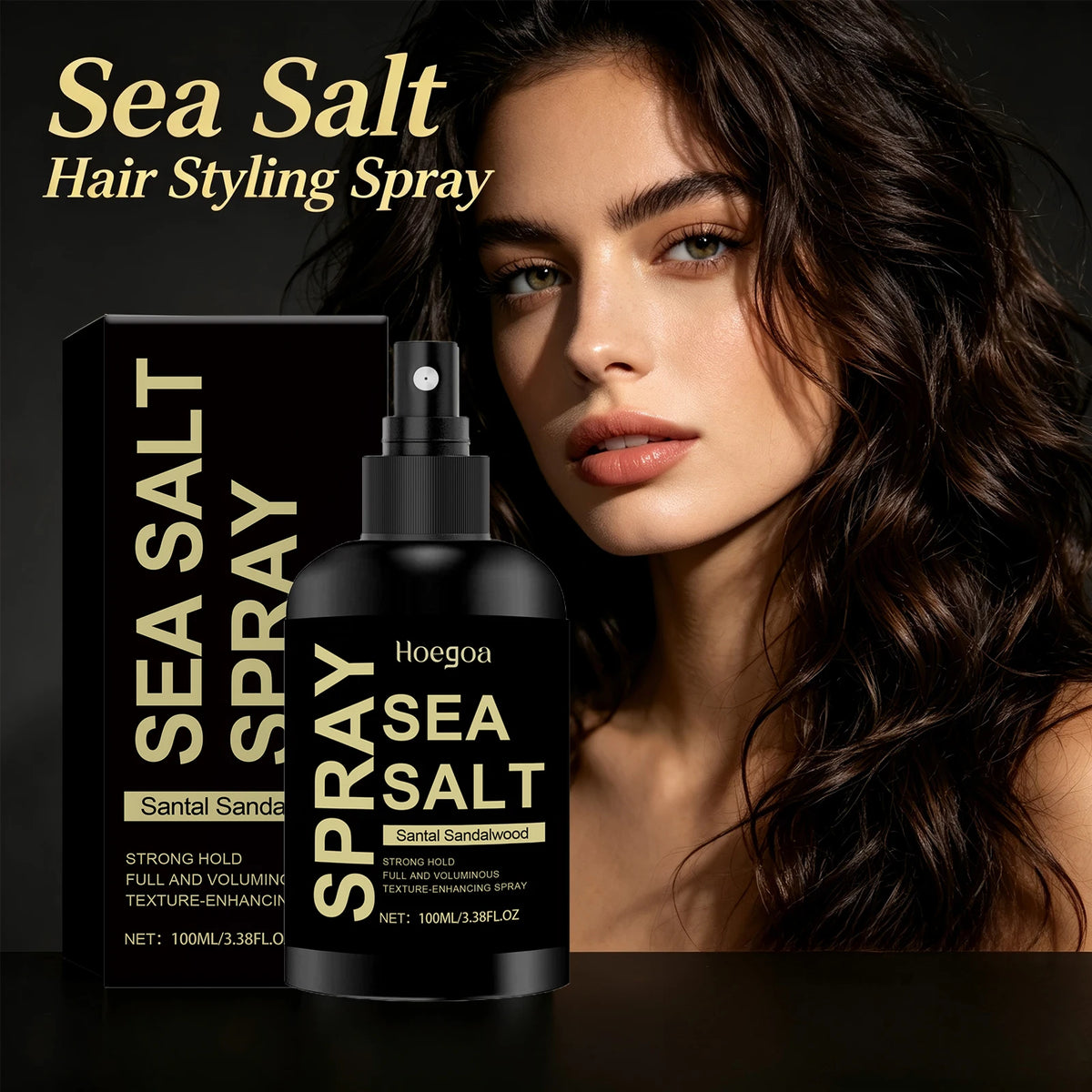 Sea Salt Texturizing Spray for Voluminous Beach Waves