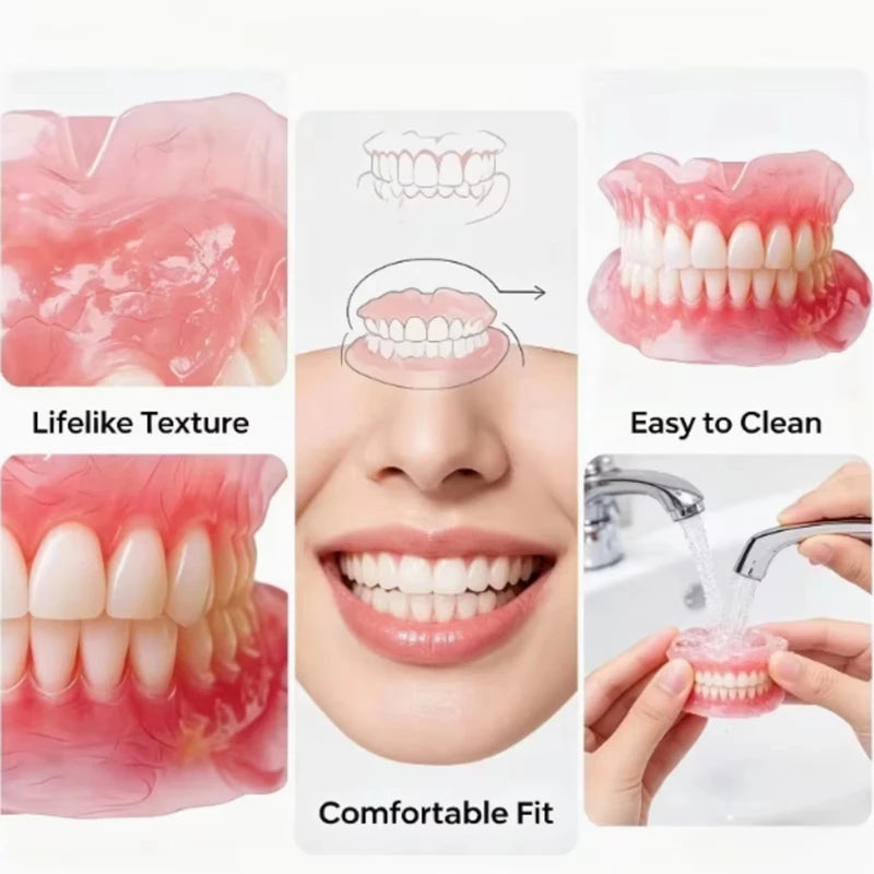 Comfortable Silicone Simulation Dentures for Natural Smile - 4