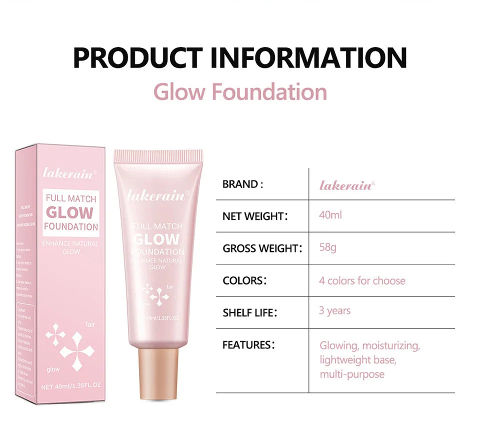 Liquid Glow Foundation for Natural Radiant Skin