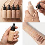 Liquid Foundation and Primer Makeup Set for Long-Lasting Coverage