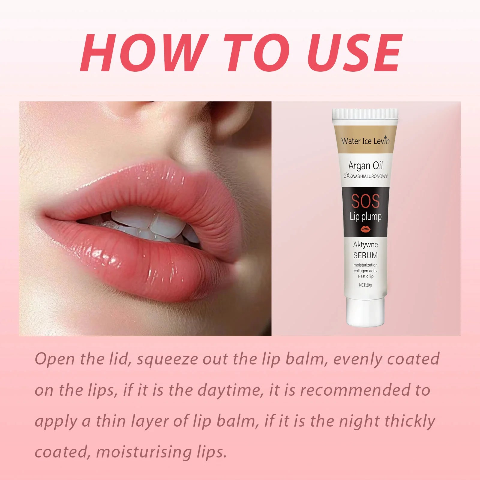 Pink Lip Balm Exfoliating Treatment for Dark Lips and Lip Line Fading - 6