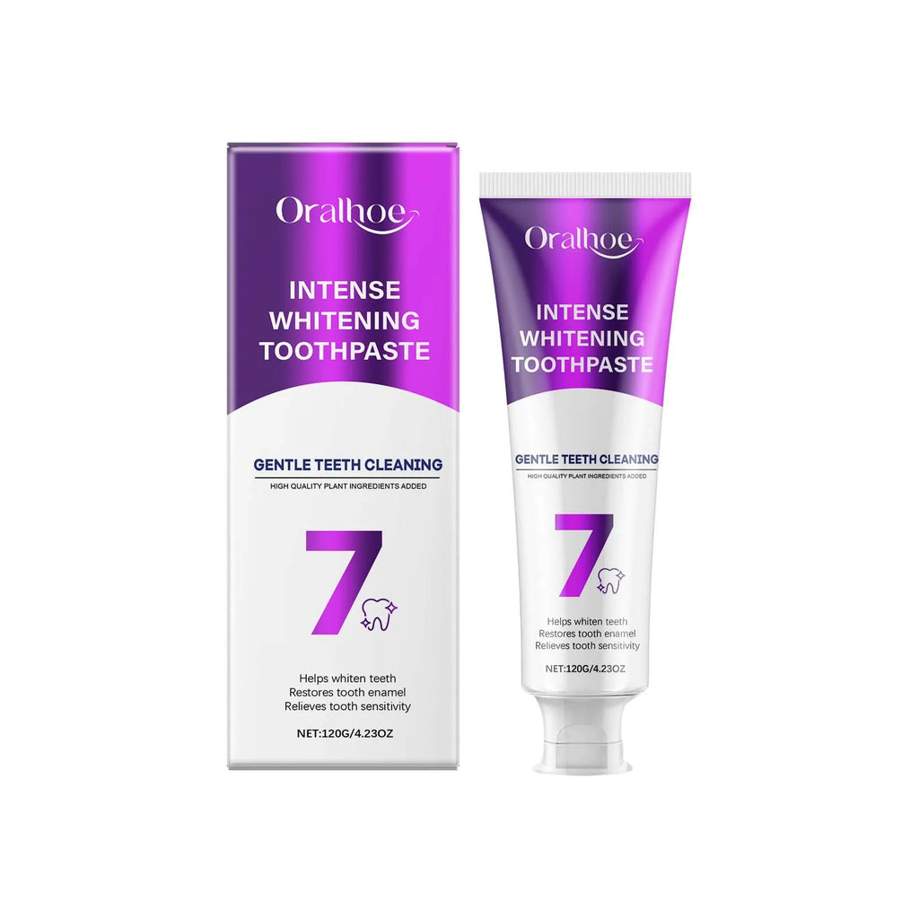 Intense Whitening Toothpaste for Stain Removal and Sensitive Teeth