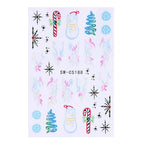 3D Christmas Cartoon Nail Art Stickers