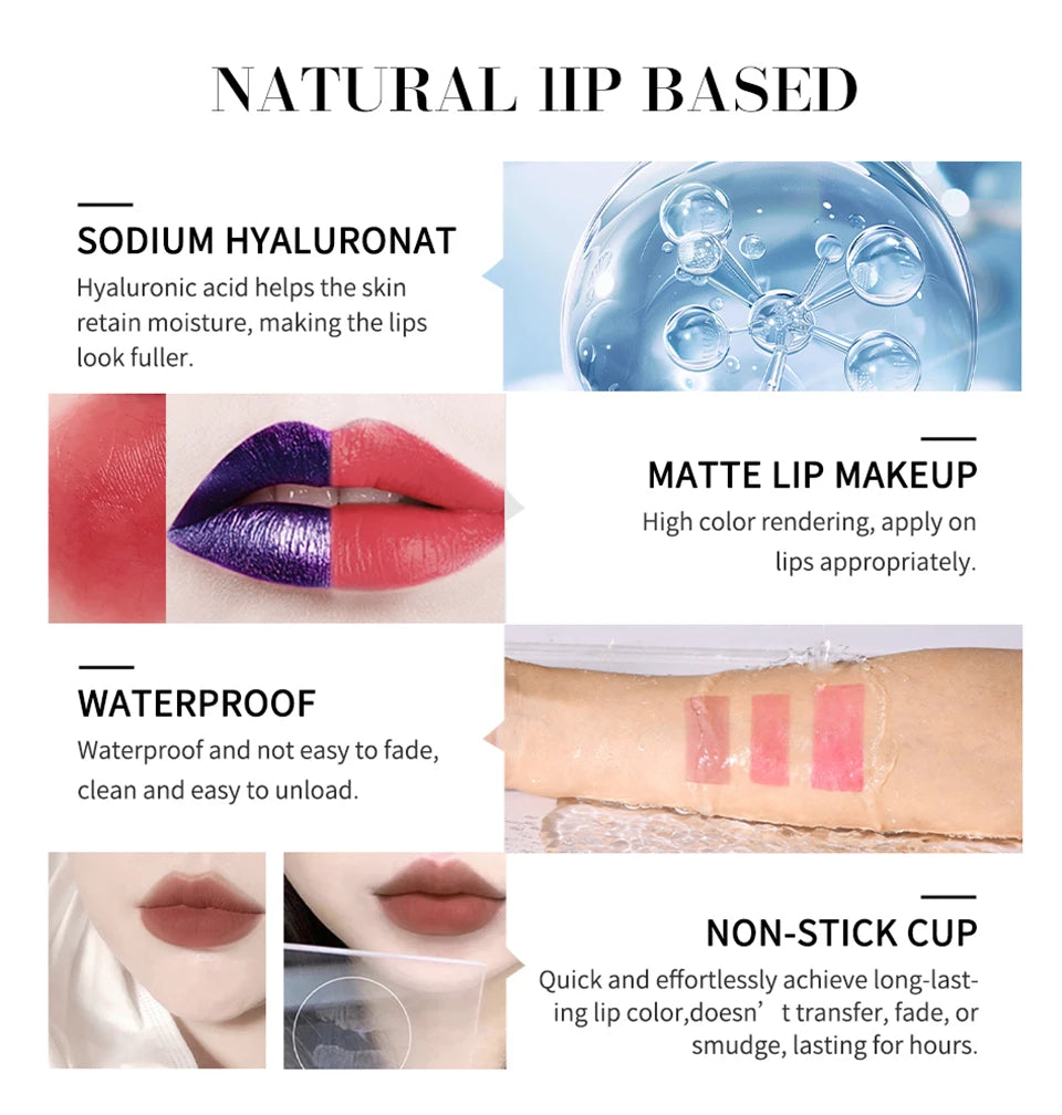 Long-Lasting Waterproof Peel-Off Lip Stain