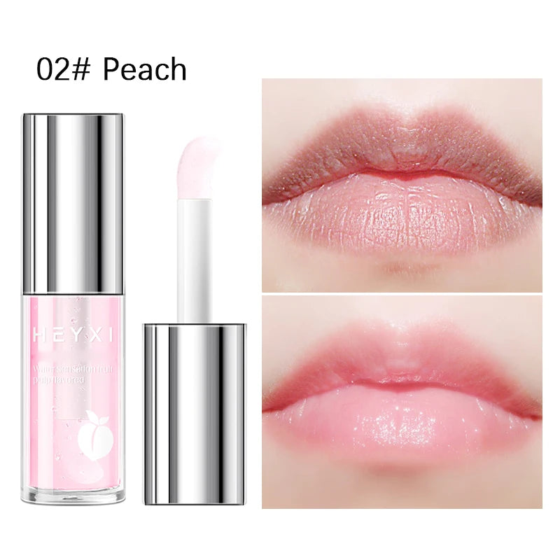 Fruit Pulp Moisturizing Lip Gloss Hydrating Tinted Lip Oil