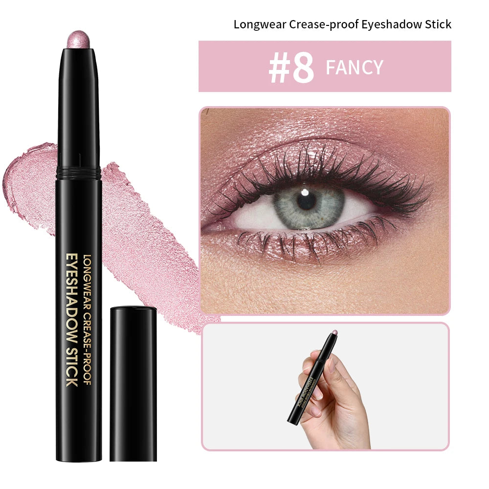 Waterproof Shimmer Eyeliner Pencil for Brightening Eye Makeup