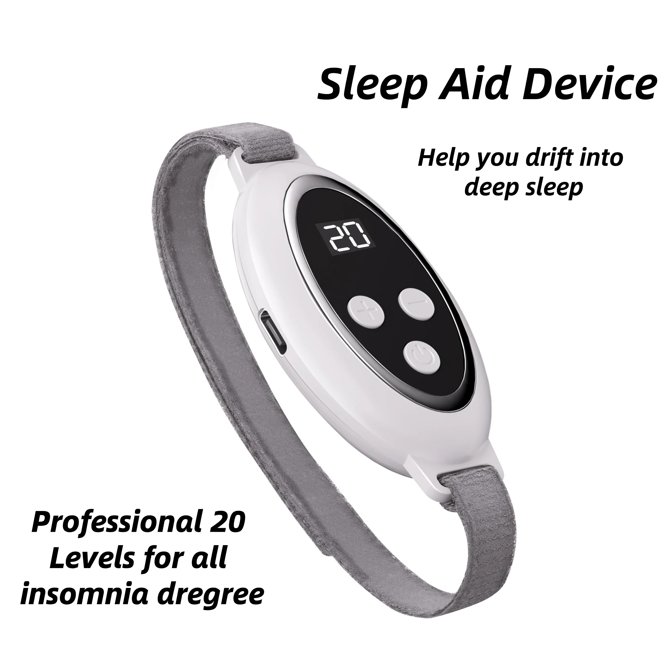 Portable Microcurrent Sleep Aid Device for Anxiety and Insomnia - 1