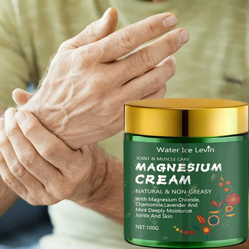 Magnesium Cream for Joint and Muscle Pain Relief Natural Moisturizer - 5