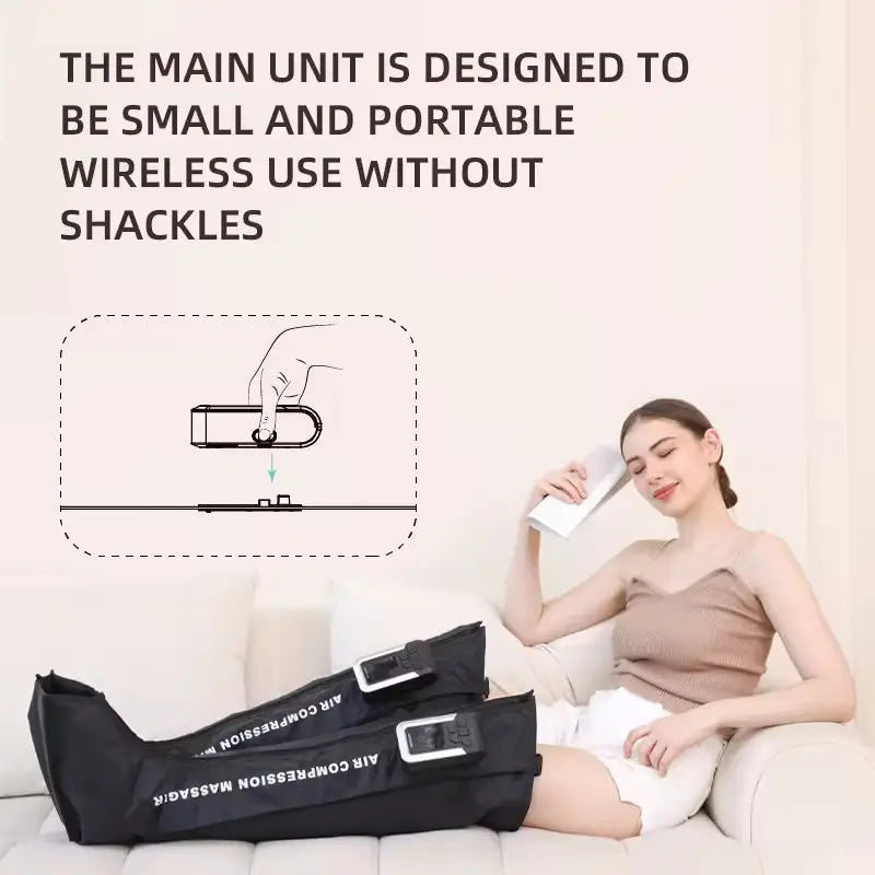 Full Leg Air Compression Massager for Recovery and Circulation - 5