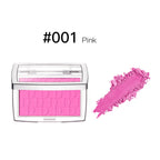 Embossed Matte Blush Palette with Makeup Brush