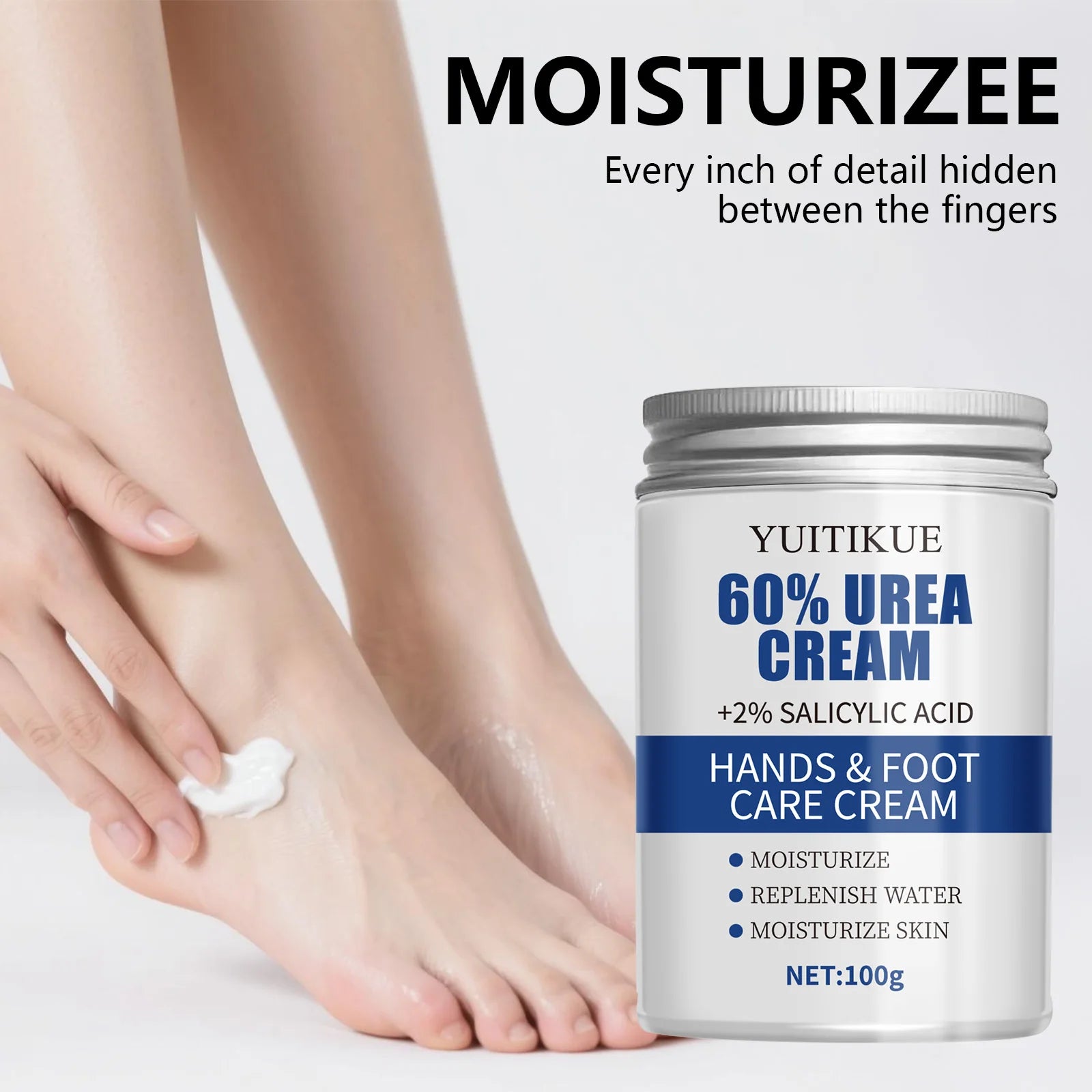 YUITIKUE 60% Urea Foot Cream Cracked Heel Repair Moisturizer 100g - 5