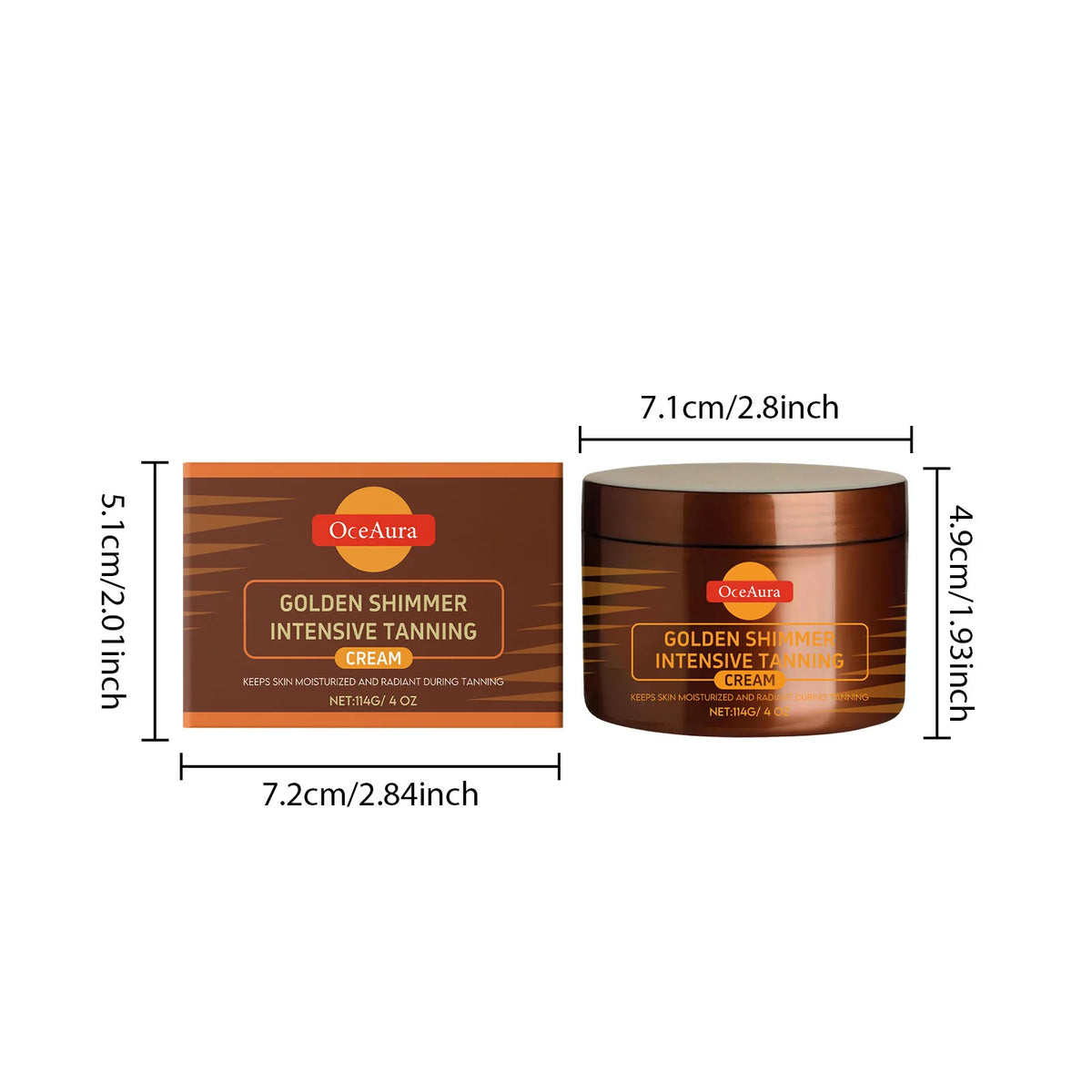 Intensive Tanning Accelerator Cream for Face and Body