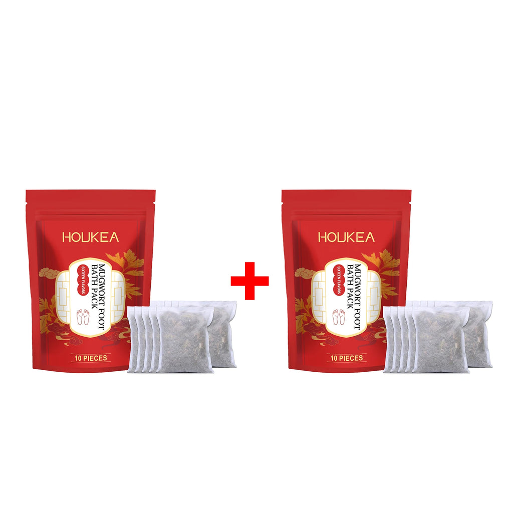 Herbal Mugwort Foot Bath Soak for Relaxation and Sleep