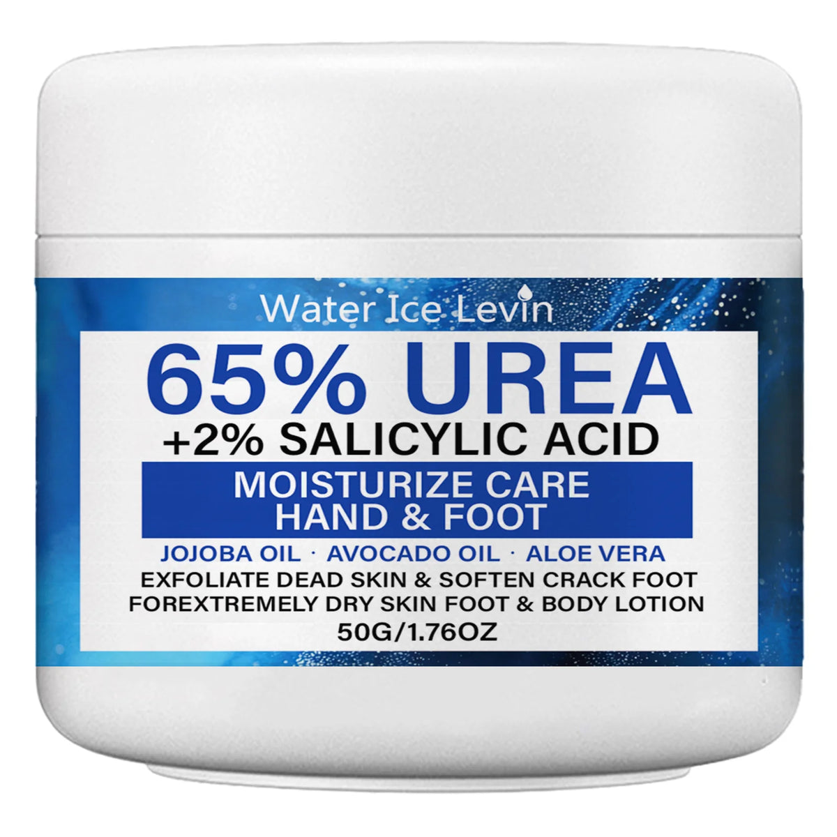 65 Percent Urea Foot Cream Exfoliating Moisturizer for Dry Cracked Skin