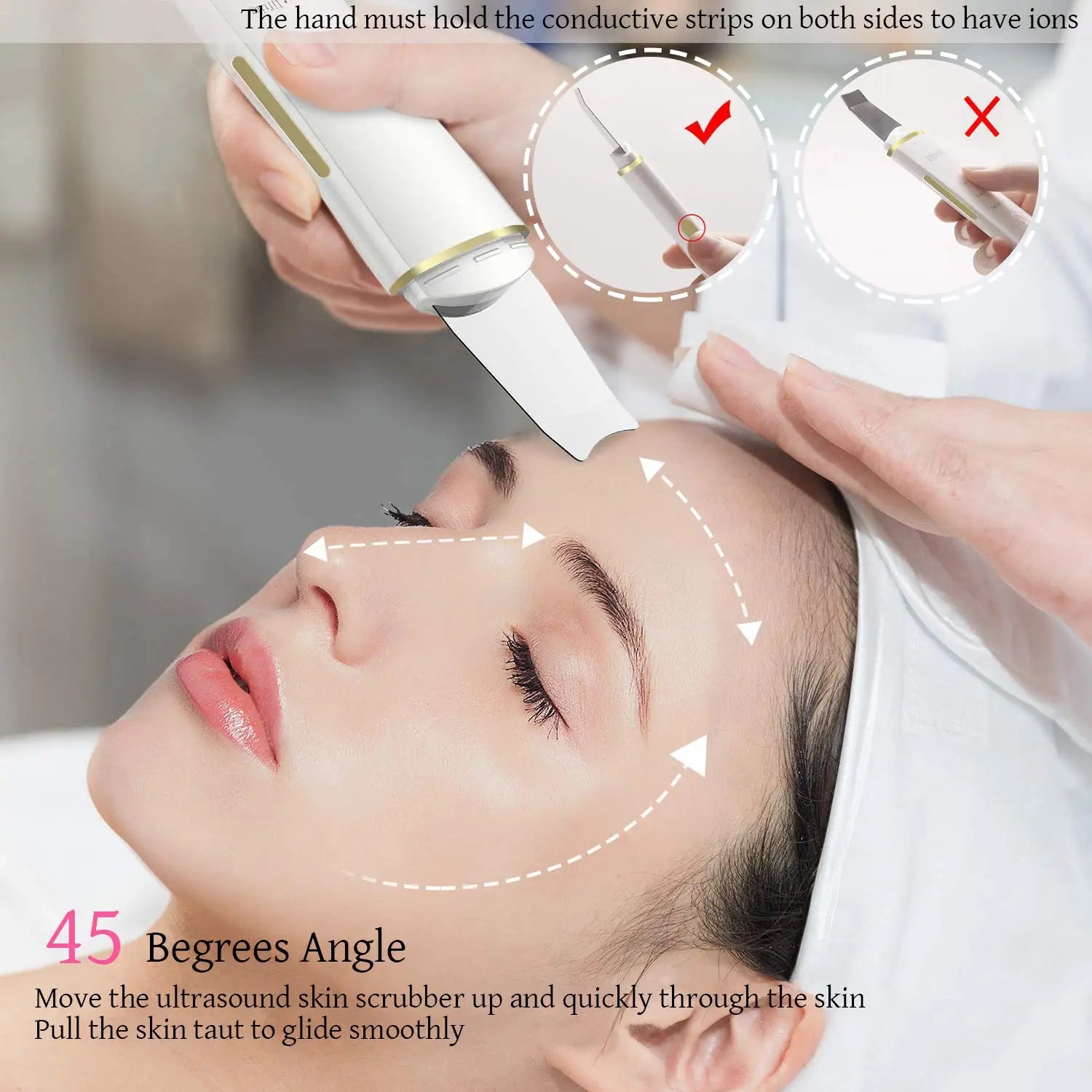 Ultrasonic Skin Scrubber and Facial Pore Cleansing Spatula - 5